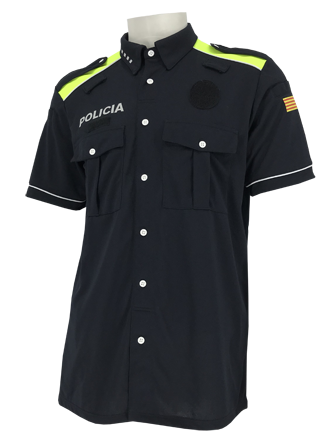 Policial  - camisa polo màniga curta